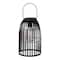 Glitzhome® 10" Woven Solar Powered Outdoor Hanging Lantern